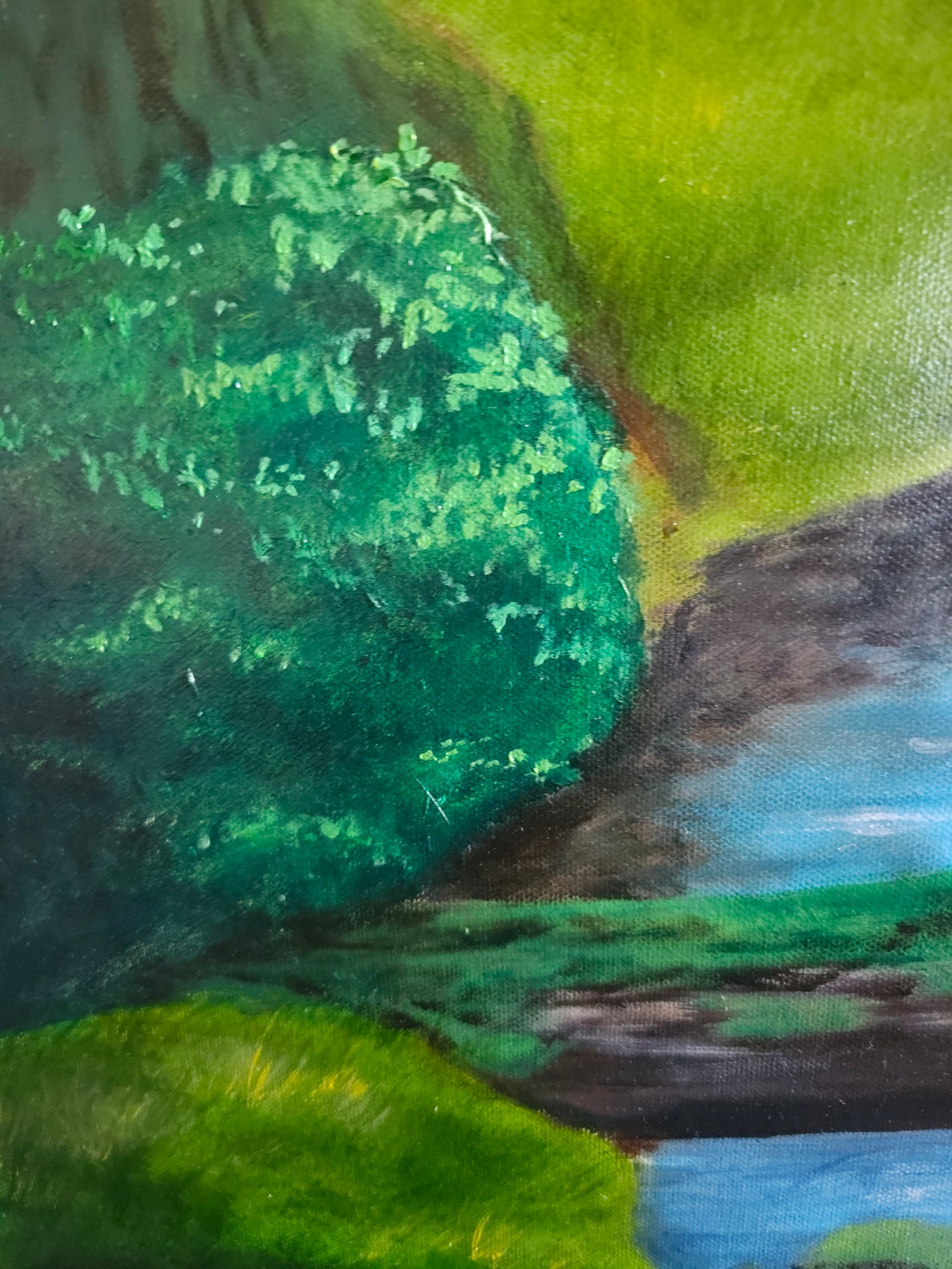 "Guardian Of The Woods" Original Oil Painting