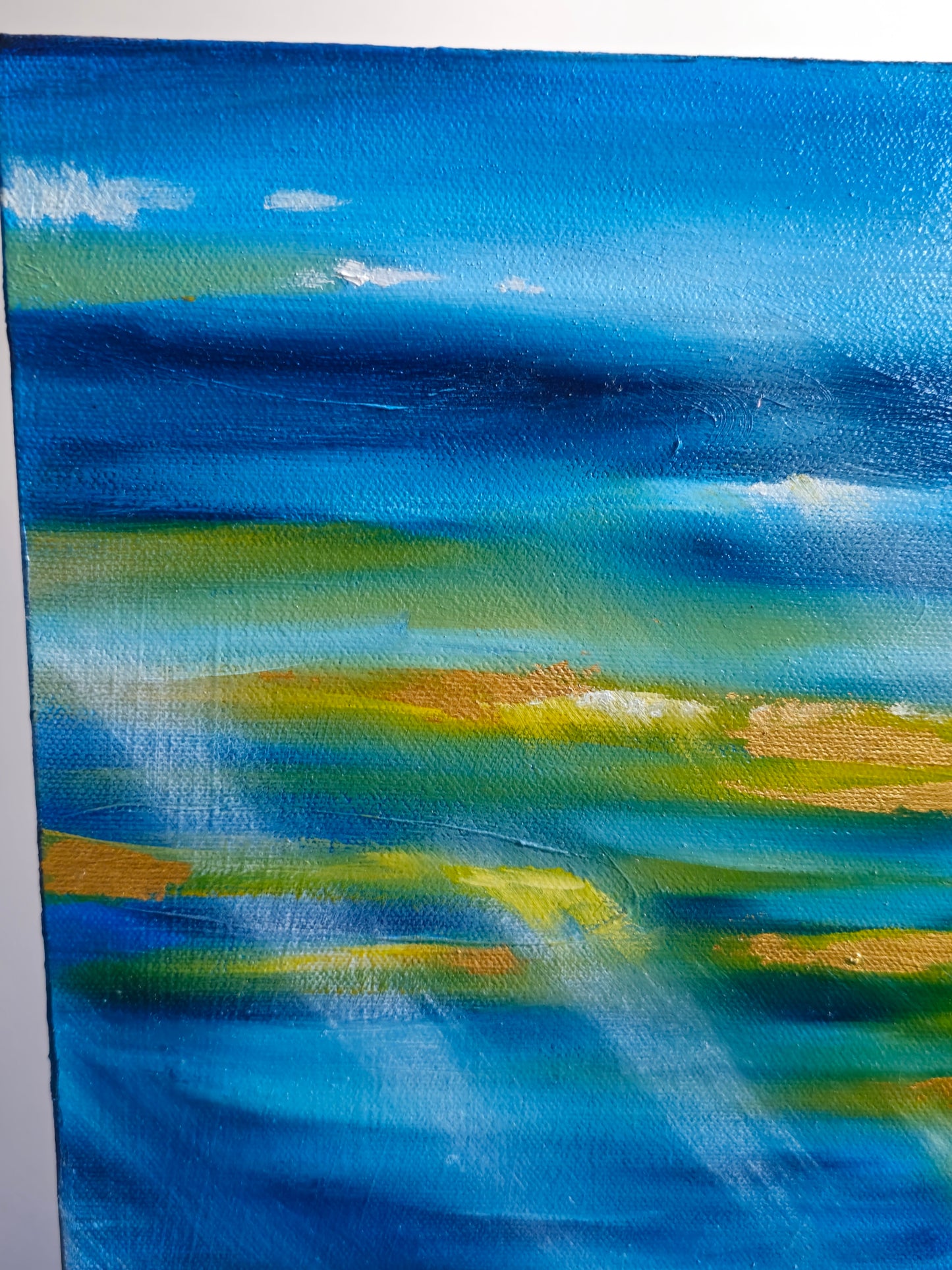 "Golden Apex" Original Oil Painting
