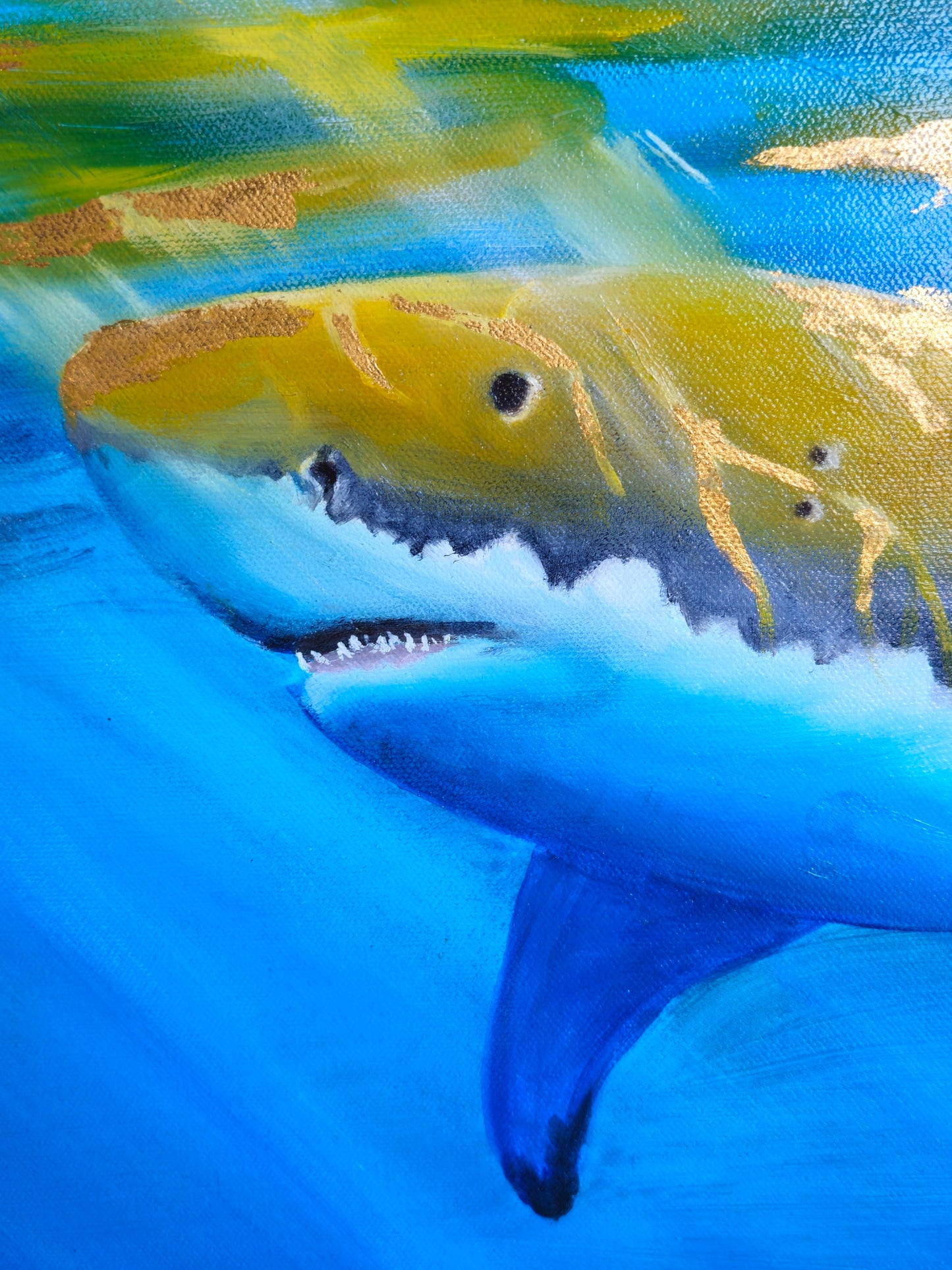 "Golden Apex" Original Oil Painting